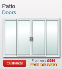 Patio doors from just £575 + VAT