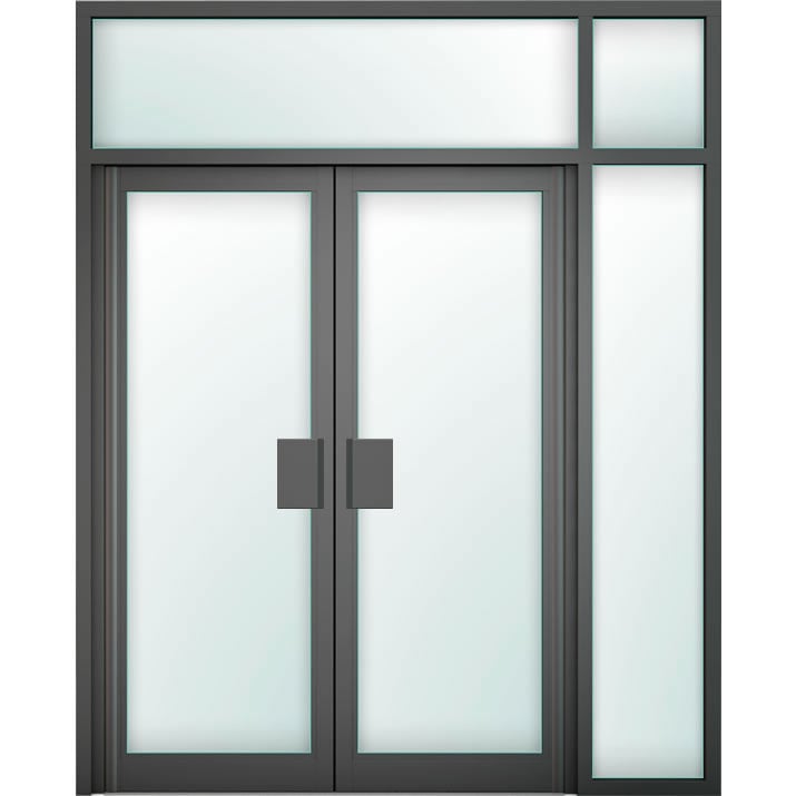 Aluminium Commercial Door Style 34