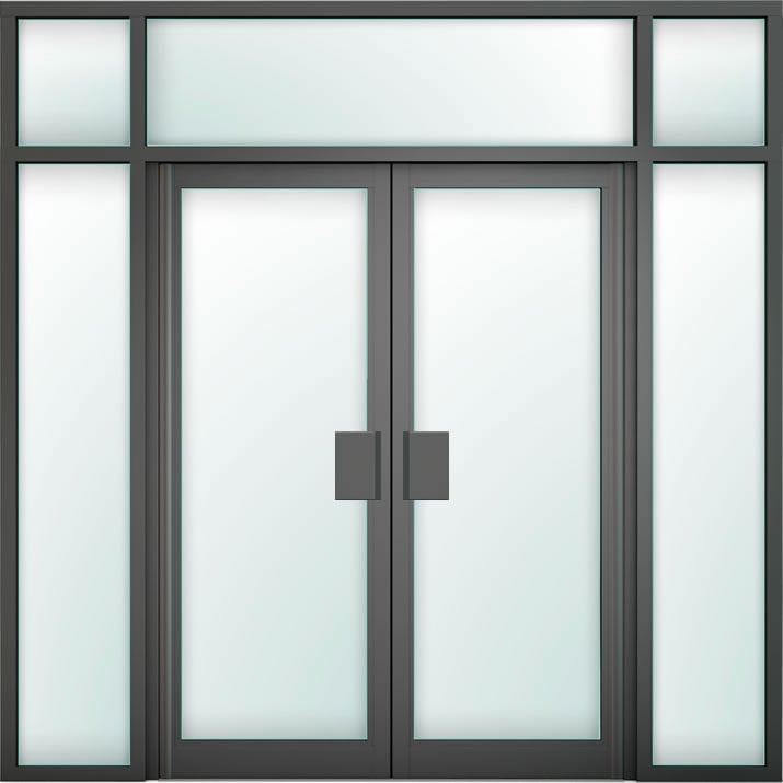 Aluminium Commercial Door Style 46