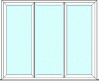 3 pane patio door