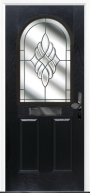 2 Panel 1 Arch composite front door