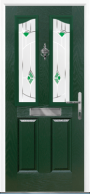 2 panel 2 angle composite front door