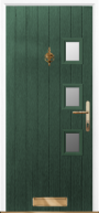 3 Square composite front door