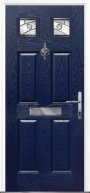 4 Panel 2 Square composite front door