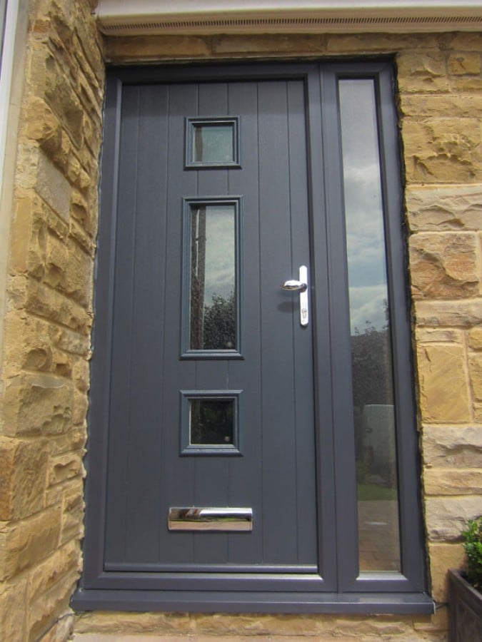 Grey on sale upvc doors