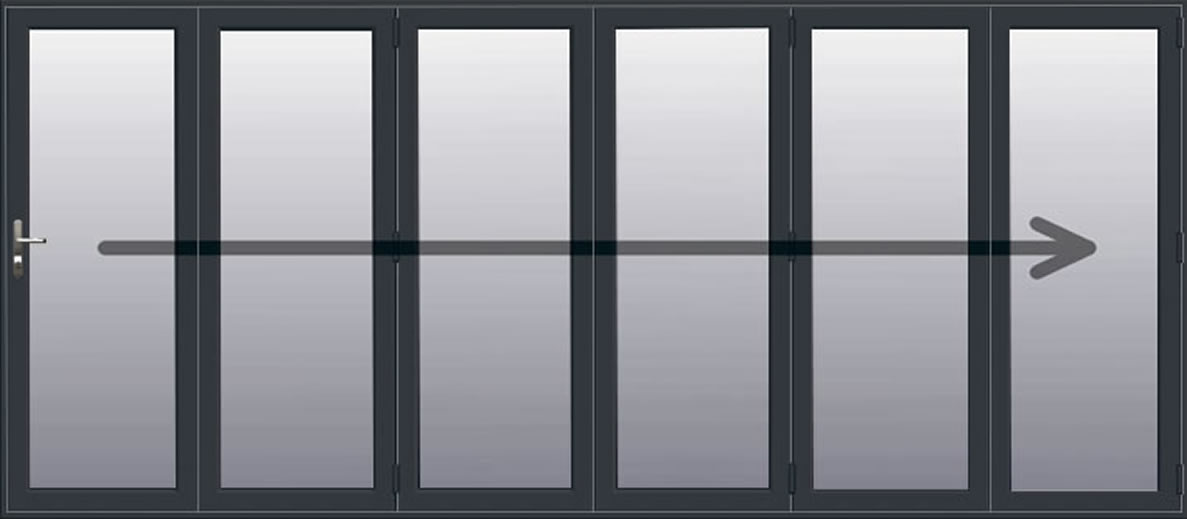 6 Pane - Aluminium Bifold Door | Aluminium Bi-folding Doors 6 Pane - Aluminium Bifold Door | Aluminium Bi-folding Doors