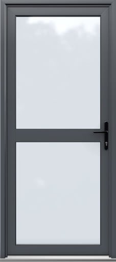 Midrail Glazed Aluminium Front Door