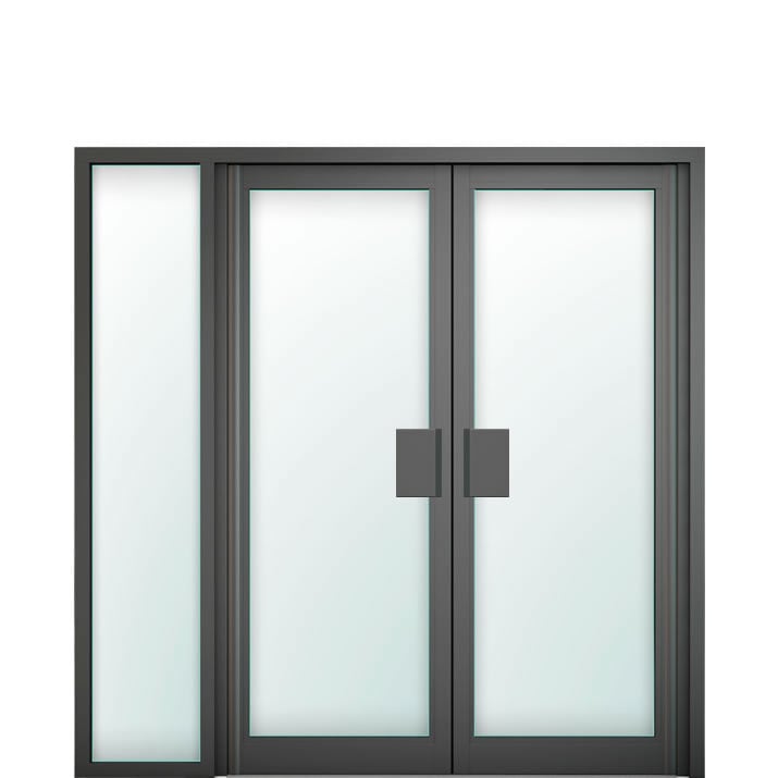 Aluminium Commercial Door Style 19