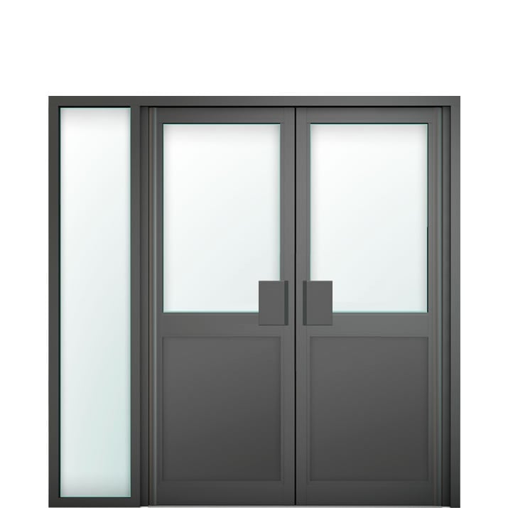 Aluminium Commercial Door Style 21