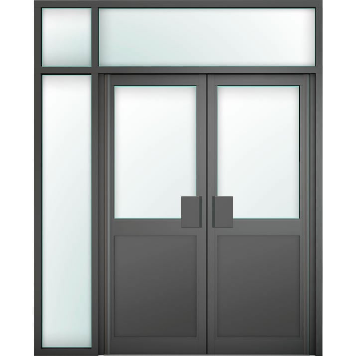 Aluminium Commercial Door Style 24