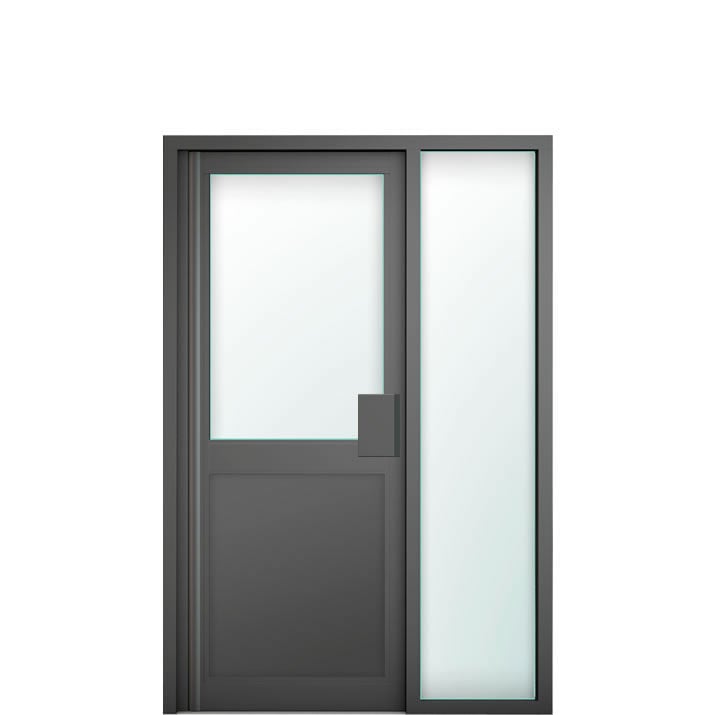Aluminium Commercial Door Style 27