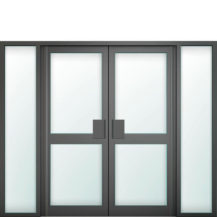Aluminium Commercial Door Style 44