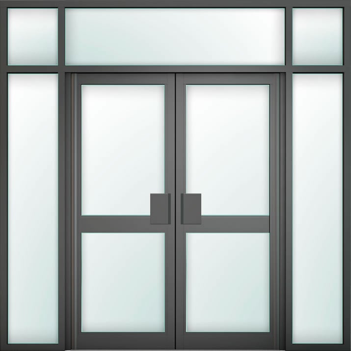 Aluminium Commercial Door Style 47