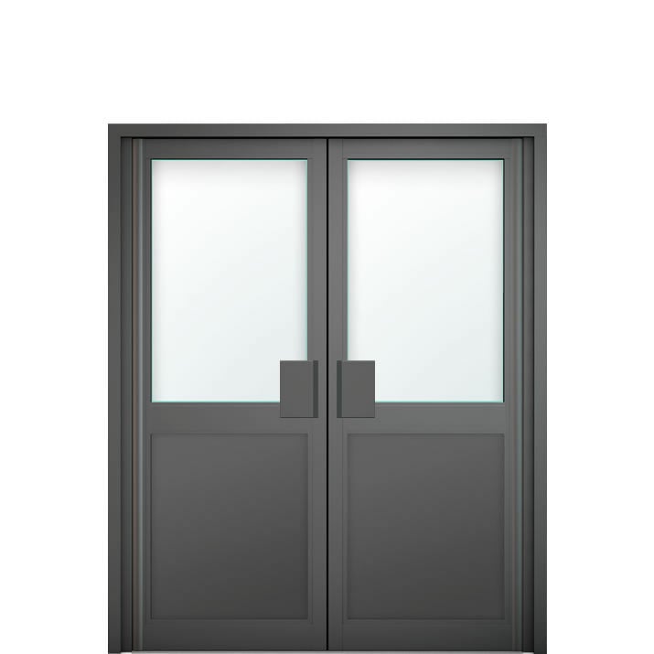 Aluminium Commercial Door Style 9