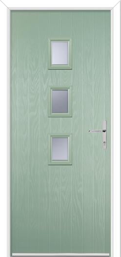 3 Square Centre Composite Door