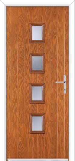 4 Square Centre Composite Door