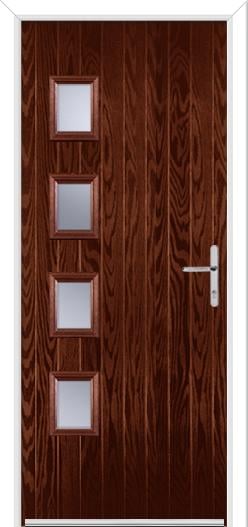 4 Square Hinge Composite Door