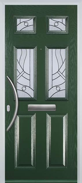 2 Panel 4 Square Composite Door