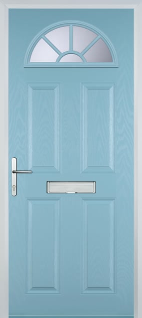 4 Panel 1 Sunburst Composite Door