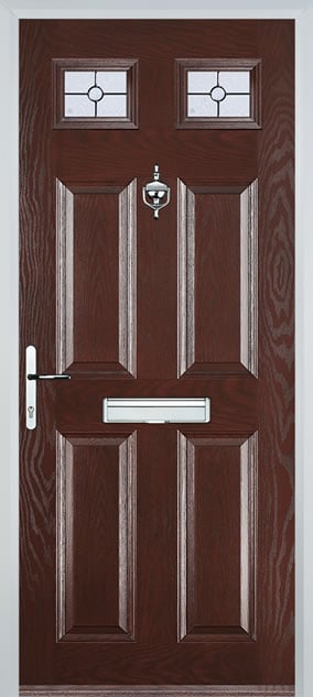 4 Panel 2 Square Composite Door