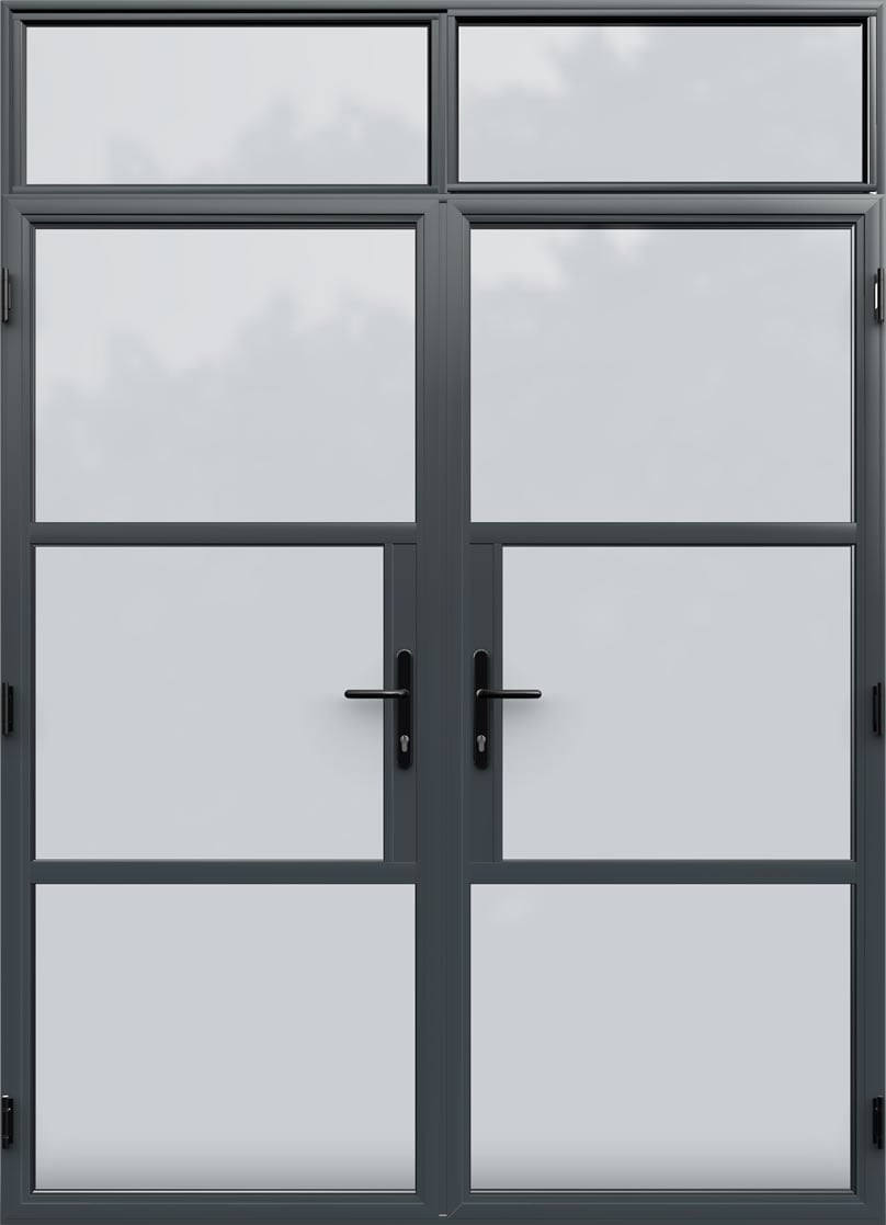 Double Crittall Door Style 5 Crittall Doors