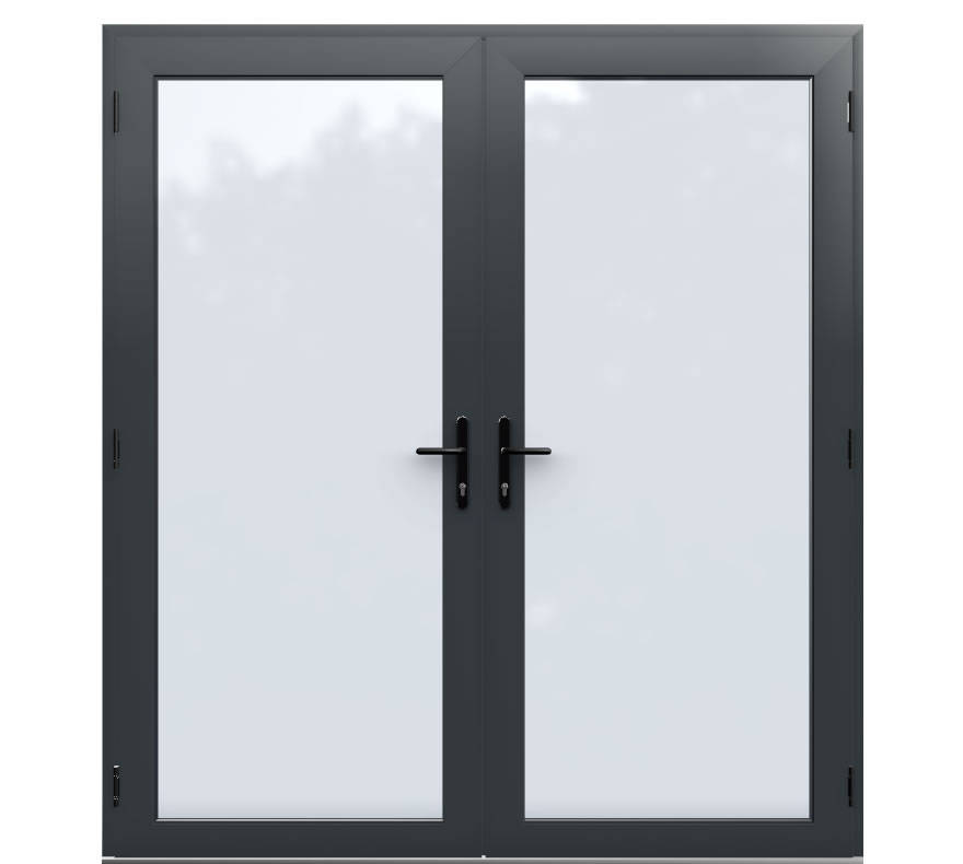 Aluminium French Door Style 1