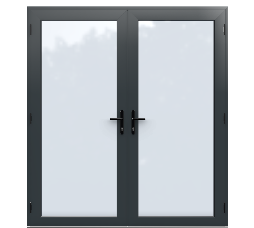 Aluminium French Door Style 1