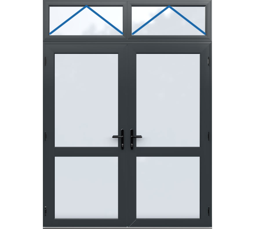 Aluminium French Door Style 11