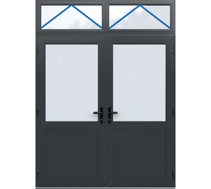 Aluminium French Door Style 12