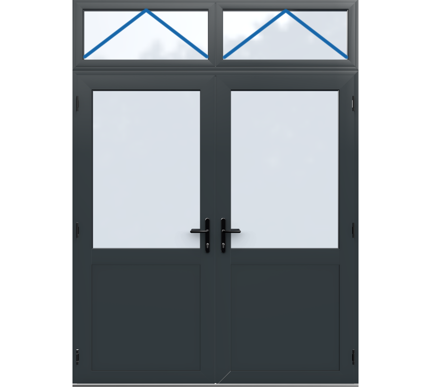 Aluminium French Door Style 12