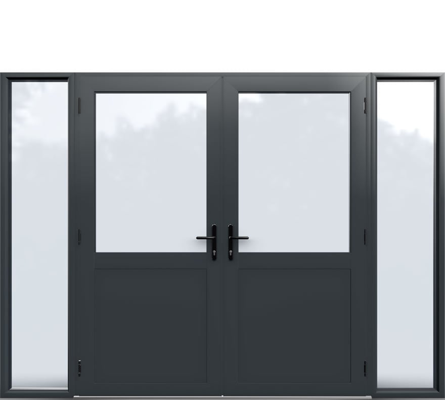 Aluminium French Door Style 15