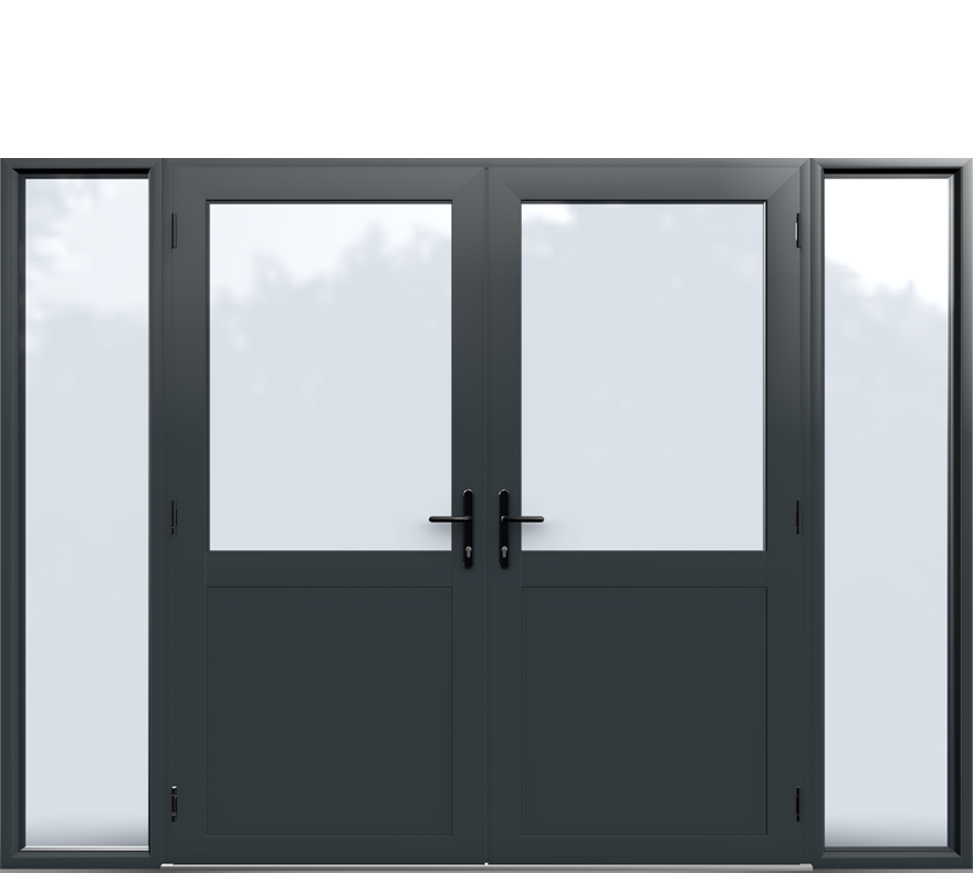 Aluminium French Door Style 15