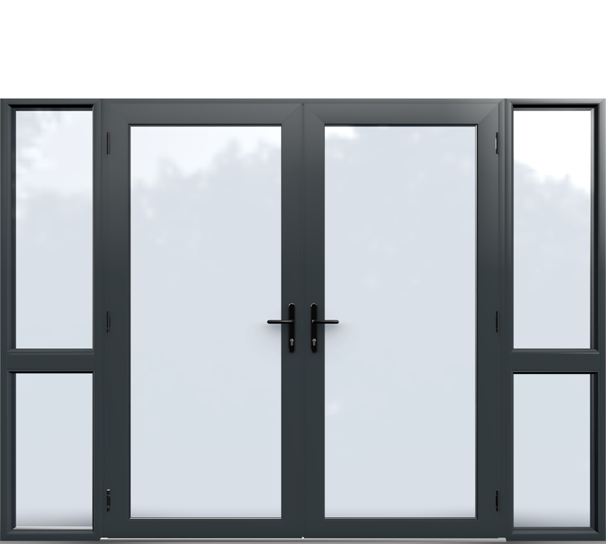 Aluminium French Door Style 16