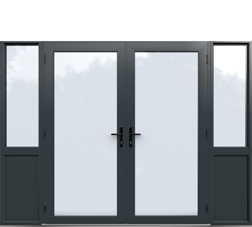 Aluminium French Door Style 17