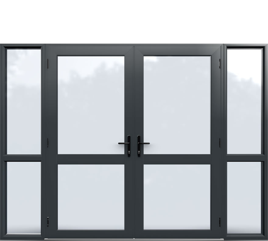 Aluminium French Door Style 18