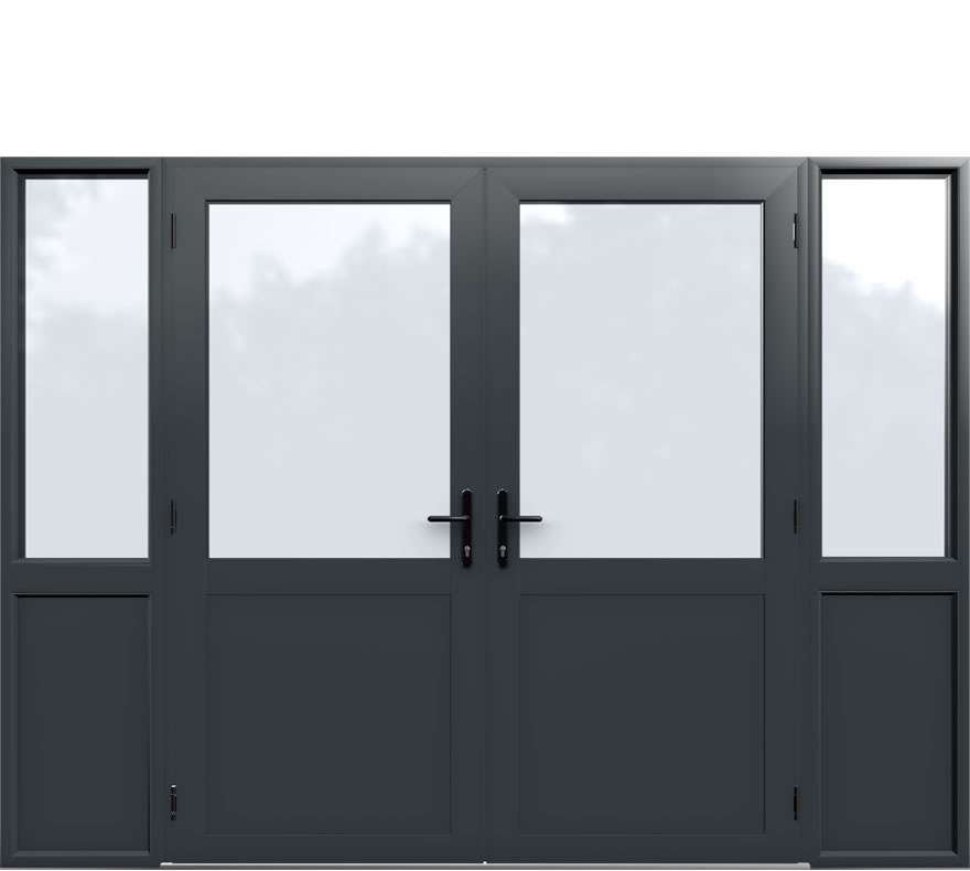 Aluminium French Door Style 19