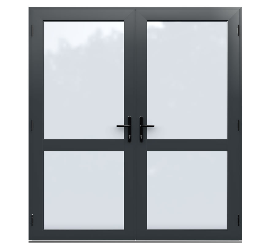 Aluminium French Door Style 2