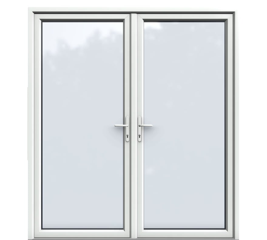 Single Frame, UPVC French Door