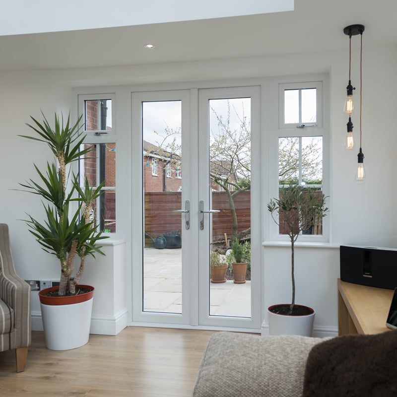 Standard french door width