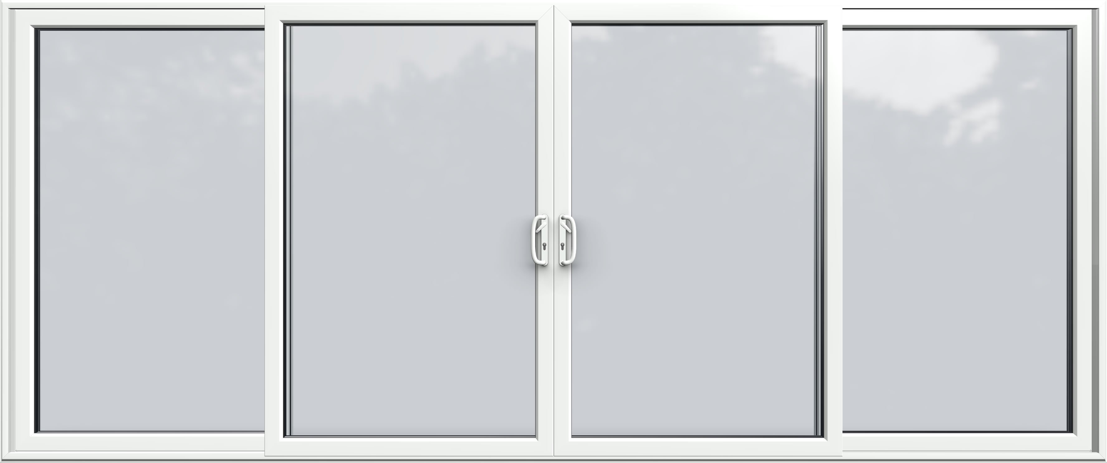 4 Pane UPVC  Door