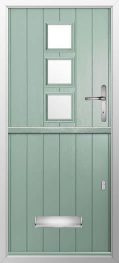 Composite stable door 3 3quare top style