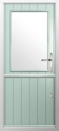 Composite stable door cottage half glaze style