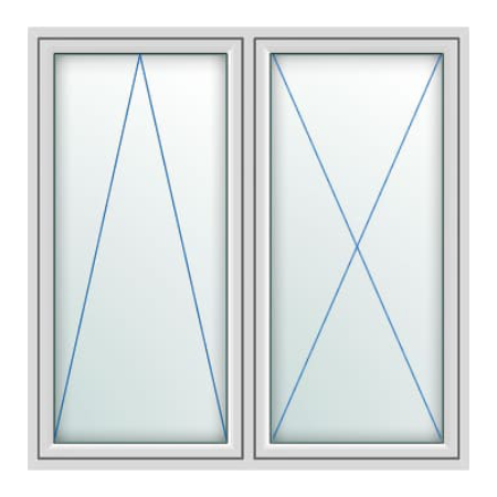 UPVC Flush Windows Style 16