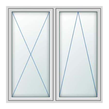 UPVC Flush Windows Style 17