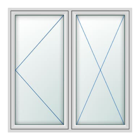 UPVC Flush Windows Style 18