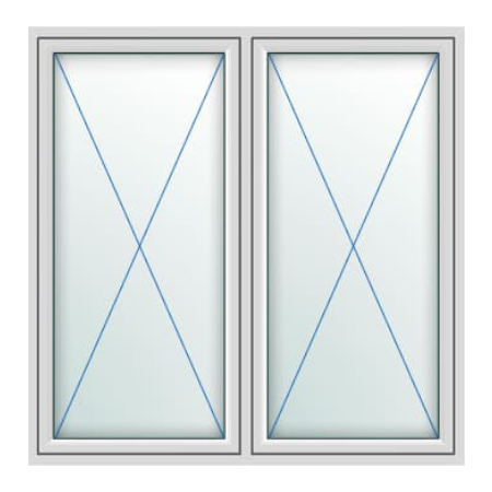 UPVC Flush Windows Style 35