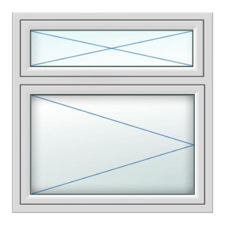 UPVC Flush Windows Style 9